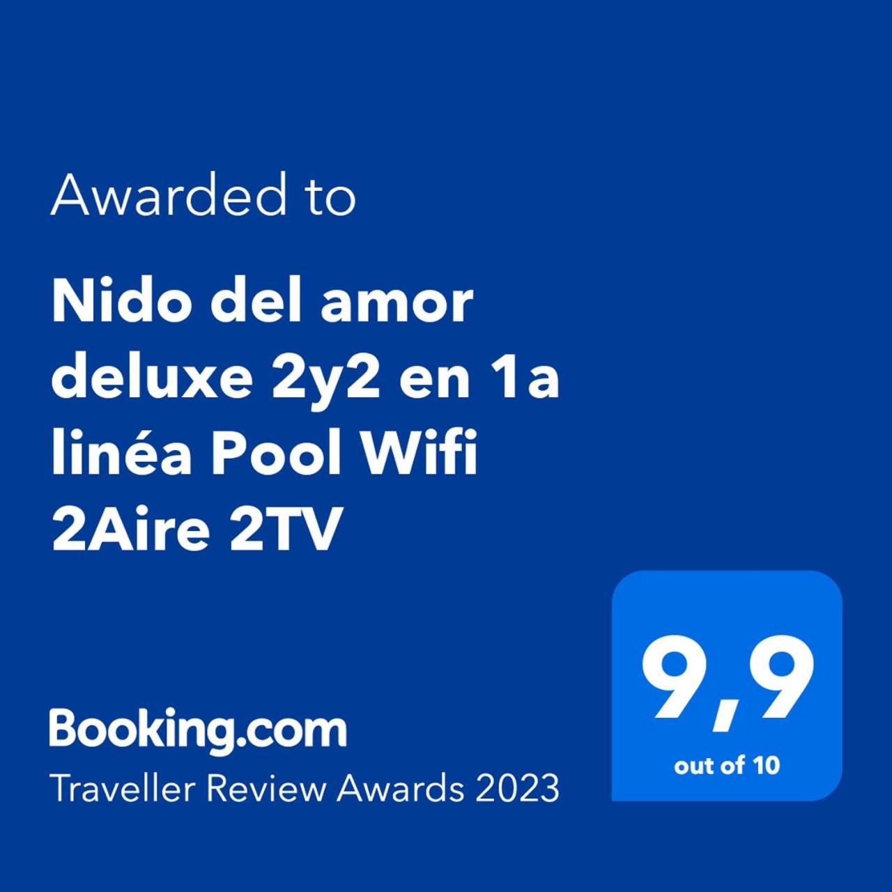 Nido del amor deluxe 2y2 en 1a linéa Pool Wifi 2Aire 2TV La Manga del Mar Menor Extérieur photo